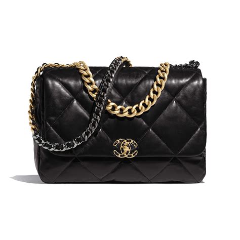 chanel maxi black|chanel 19 flap bag small.